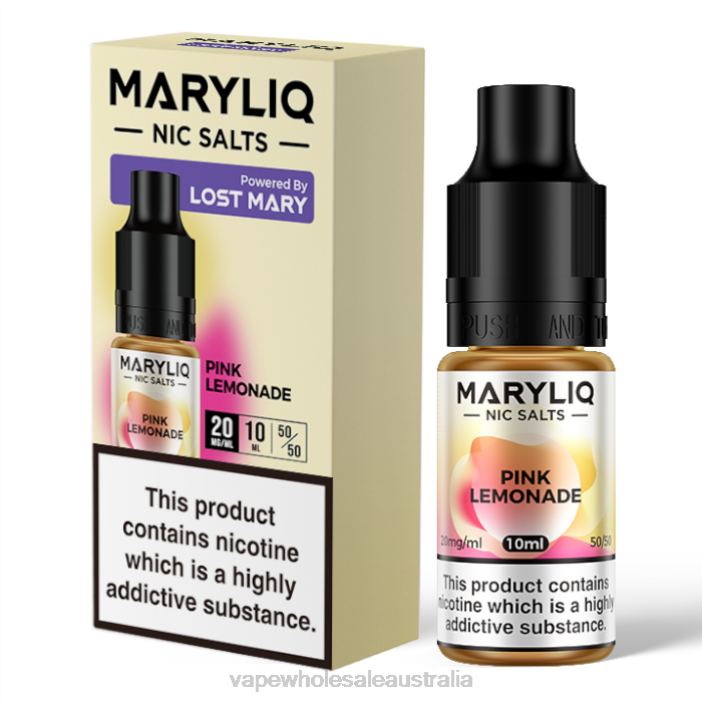 Pink Lemonade - vape wholesale Australia 4DF0R454 LOST MARY MARYLIQ Nic Salts - 10ml - 20mg