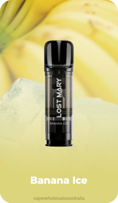 Banana Ice - vape wholesale distributor Australia 4DF0R420 LOST MARY Tappo Pre-Filled Replacement Pods