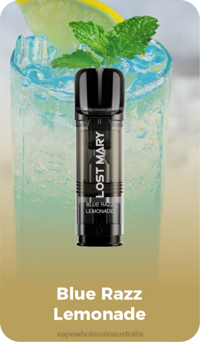 Blue Razz Lemonade - e cig wholesale 4DF0R421 LOST MARY Tappo Pre-Filled Replacement Pods