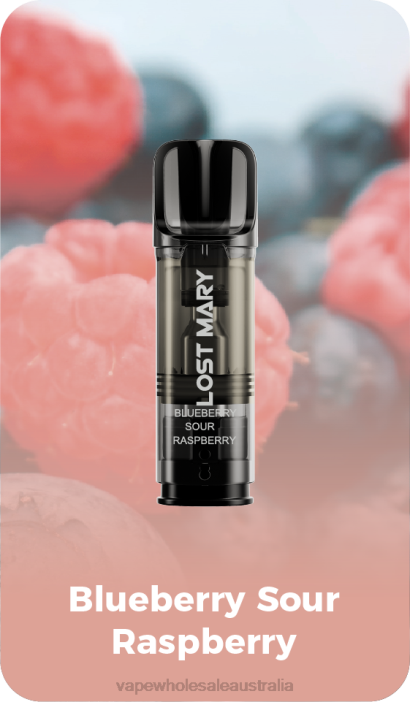 Blue Sour Raspberry - vape wholesale distributor 4DF0R422 LOST MARY Tappo Pre-Filled Replacement Pods
