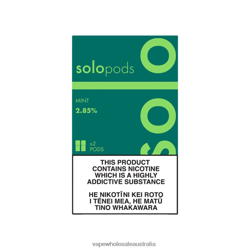 Electronic Cigarette Wholesale Supplier - Solo Replacement Pod 2-Pack Mint 4BT8JZ52