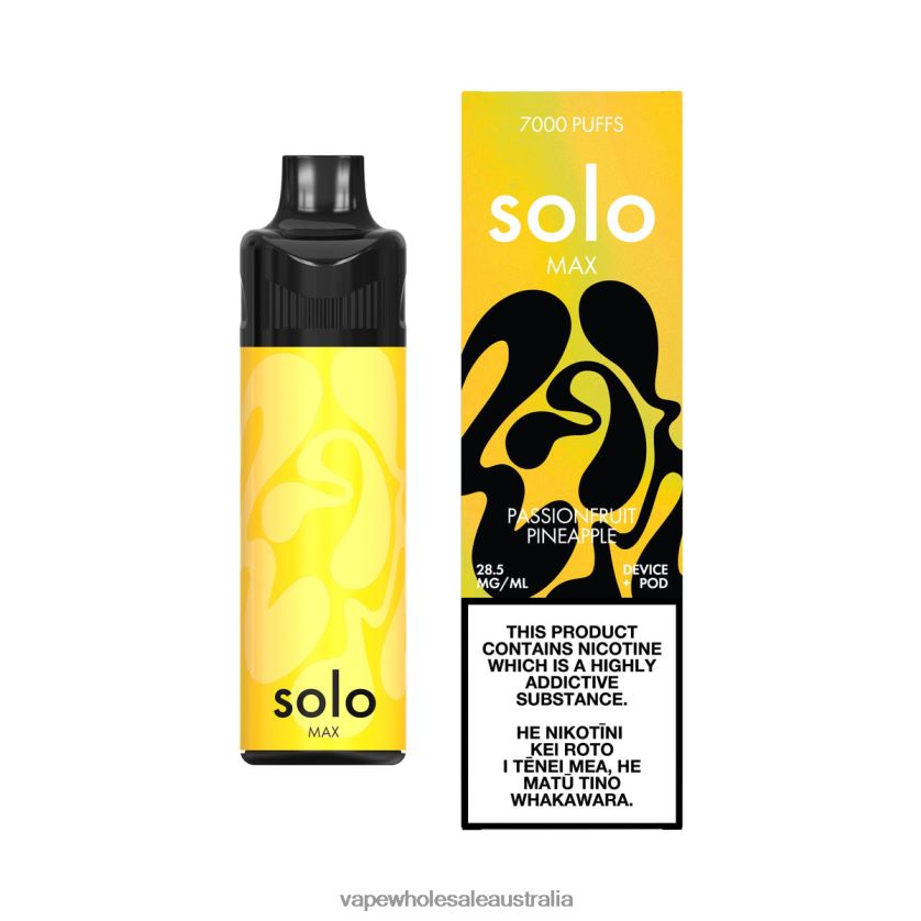 E Cigarettes Wholesale Suppliers - Solo MAX Pod Kit Passionfruit Pineapple 4BT8JZ69